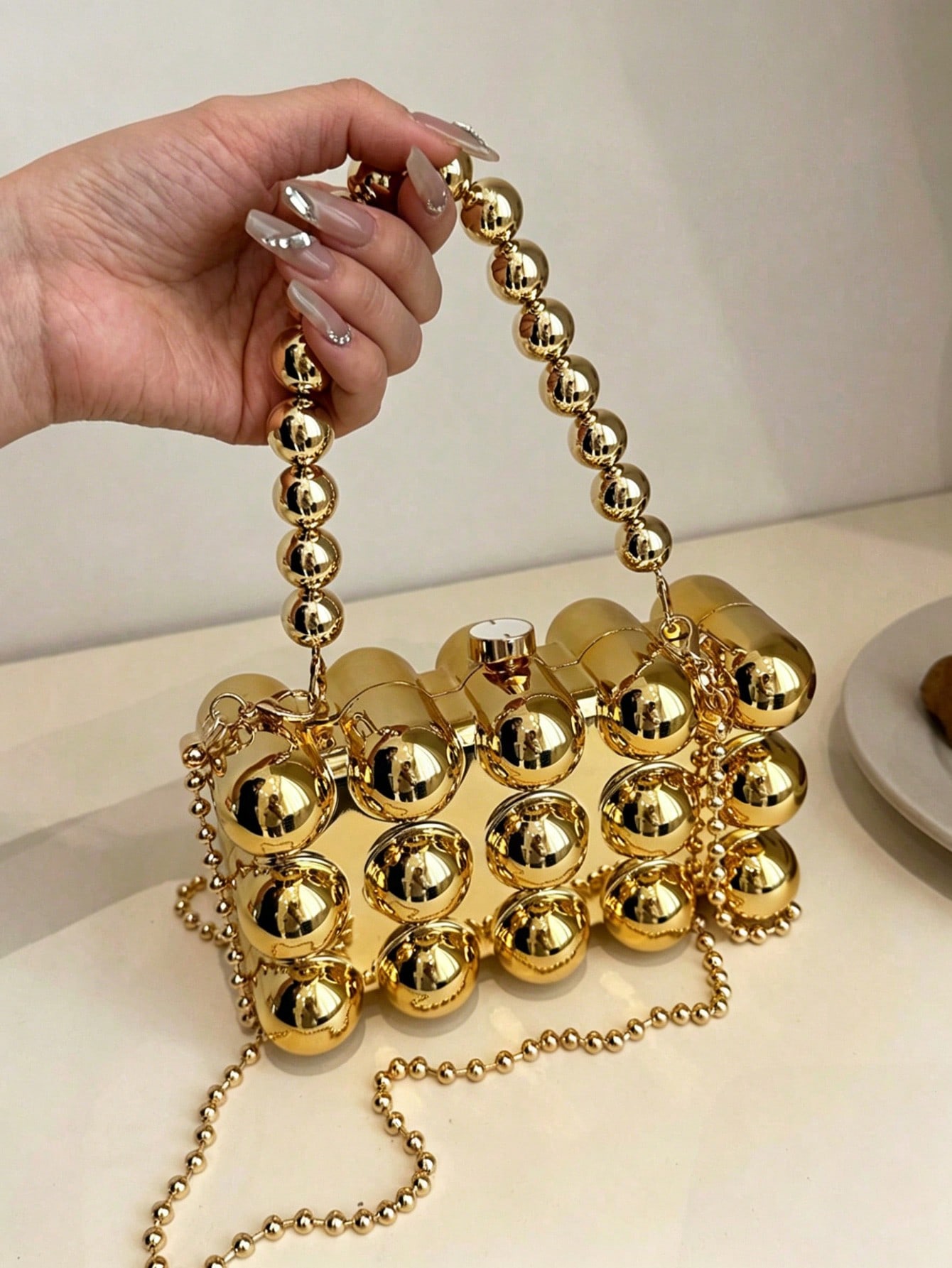 Women'S Accessories Purse - Pochette de luxe style mini boîte,