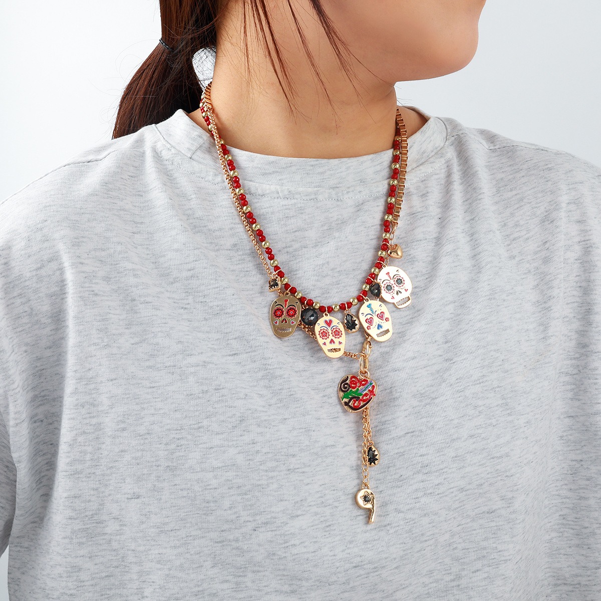 Coin Necklace Delicate - Collier pendentif pièce de monnaie soleil