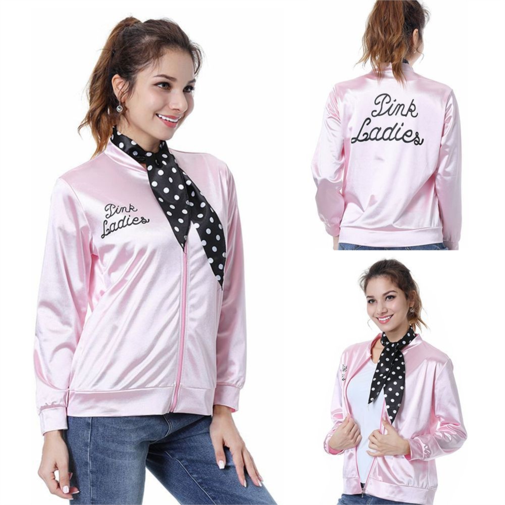 Women'S Accessories Clothing - Chemise de cosplay Pink Ladies Grease,