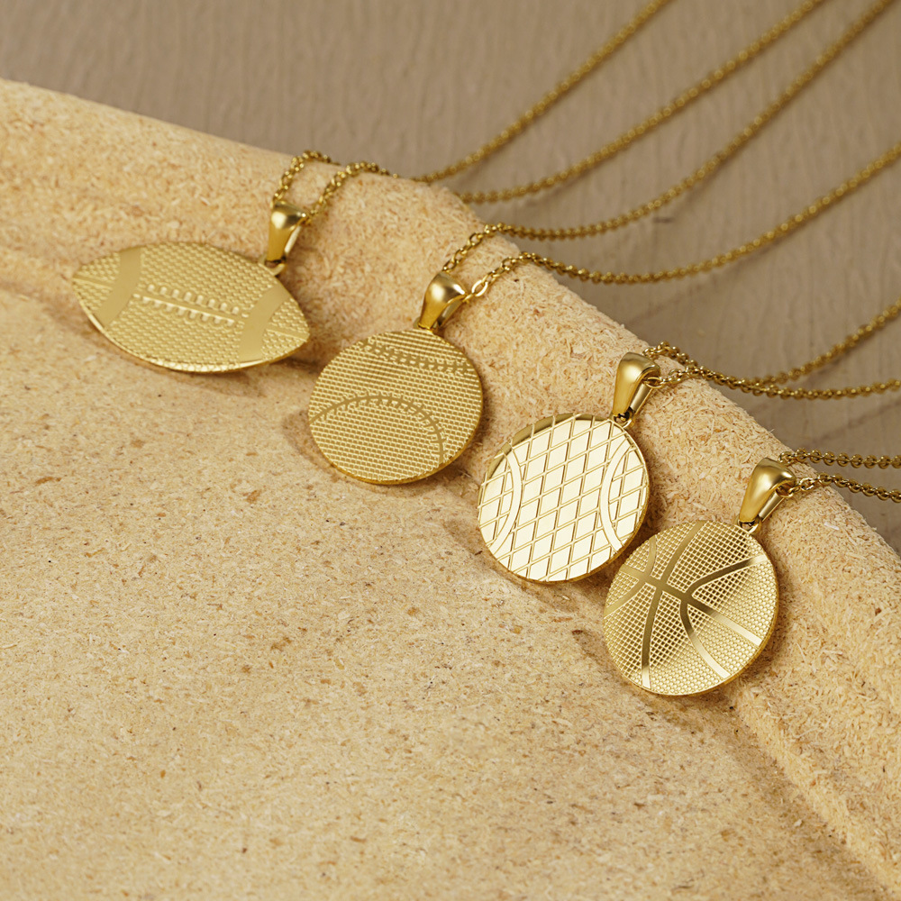 Coin Necklace Delicate - Collier Pendentif Monnaie en Acier Inoxydable,