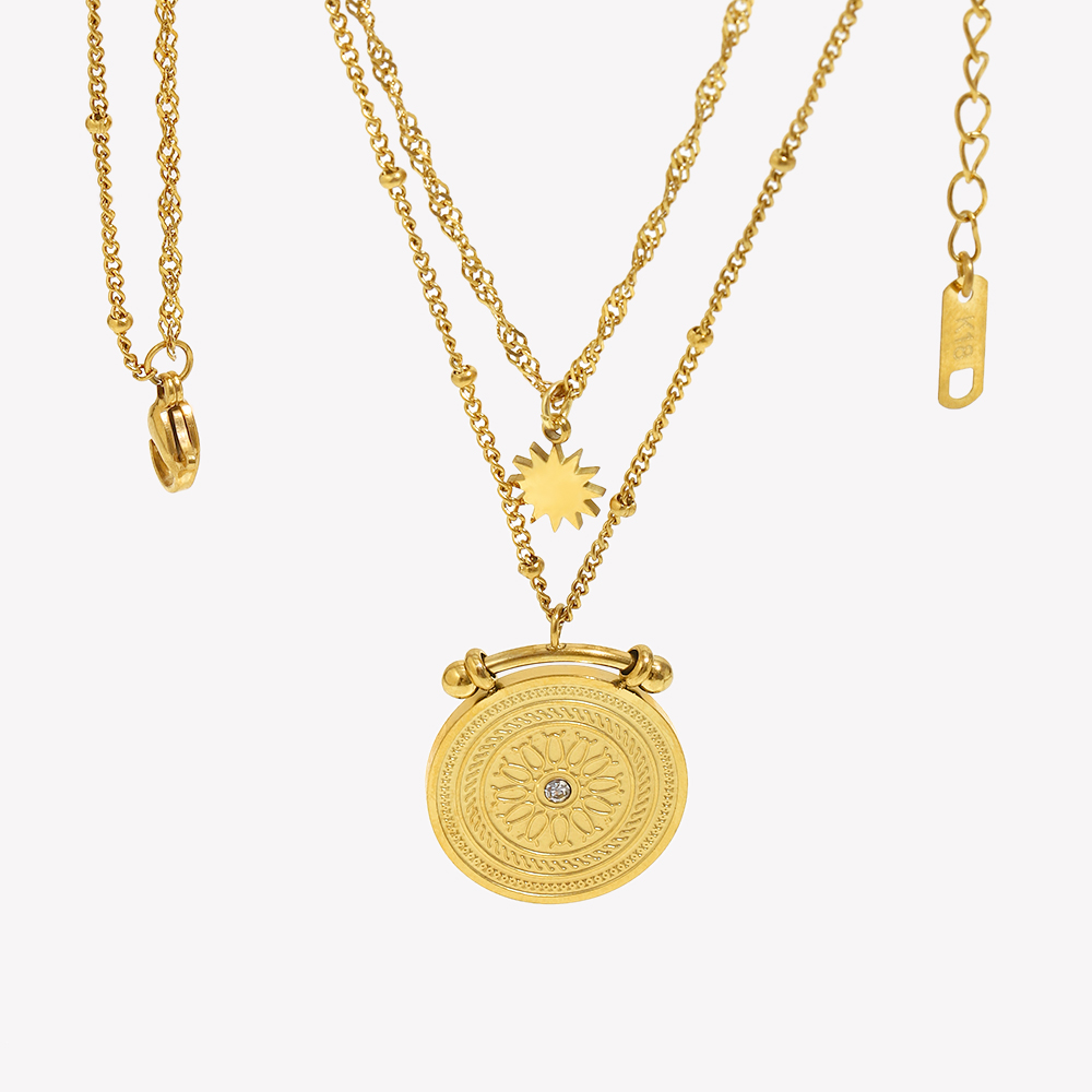 E.B.belle Center de l'univers  - Coin Necklace Delicate avis et prix
