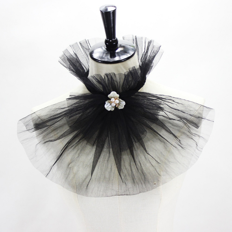 Col en tulle de style vintage, - Women'S Vintage Accessories avis et prix
