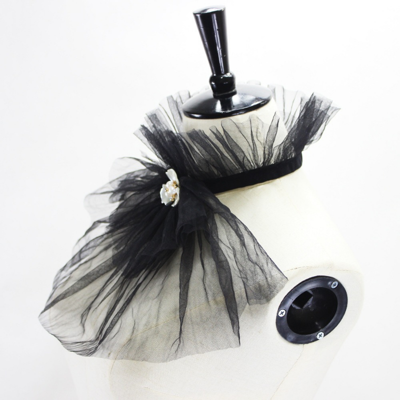 Col en tulle de style vintage, - Women'S Vintage Accessories avis et prix