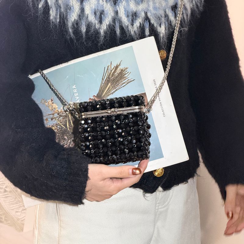 Pochette Vintage noire perlée  - Women'S Accessories Purse avis et prix
