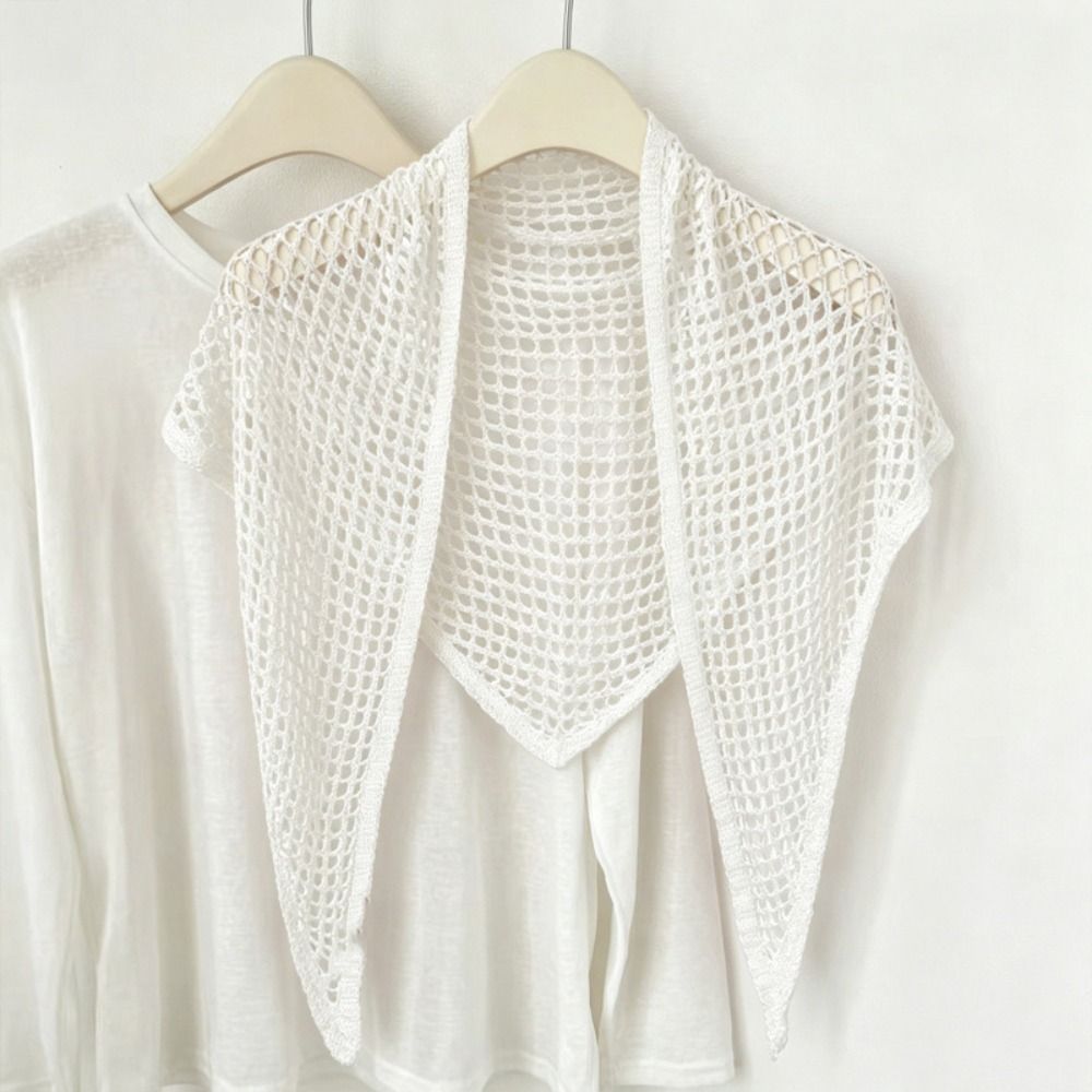 Écharpe triangulaire unie Y2K  - Women'S Y2K Accessories avis et prix