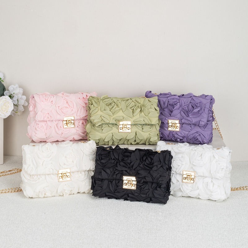 Sac de soirée en satin floral  - Women'S Accessories Purse avis et prix