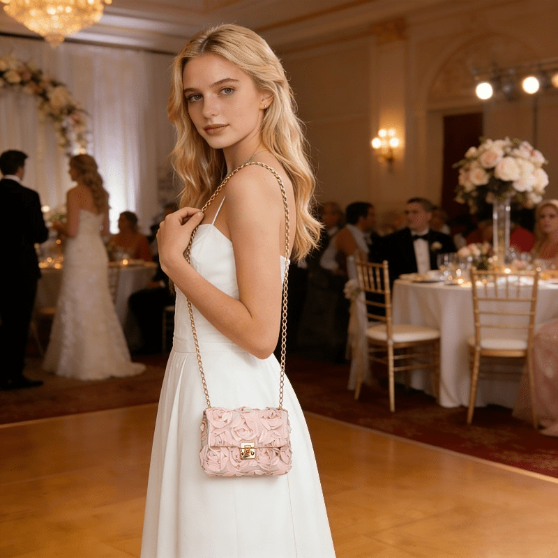 Sac de soirée en satin floral  - Women'S Accessories Purse avis et prix