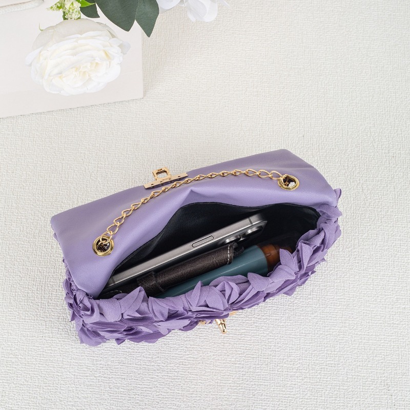 Sac de soirée en satin floral  - Women'S Accessories Purse avis et prix