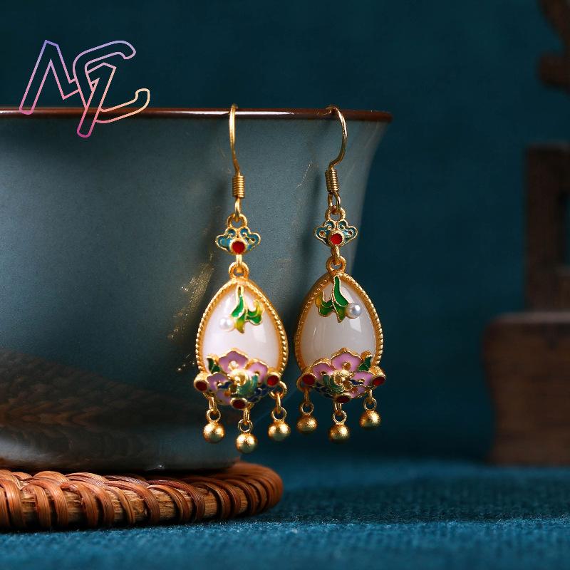 Boucles d'oreilles en jade nat - Women'S Vintage Accessories avis et prix