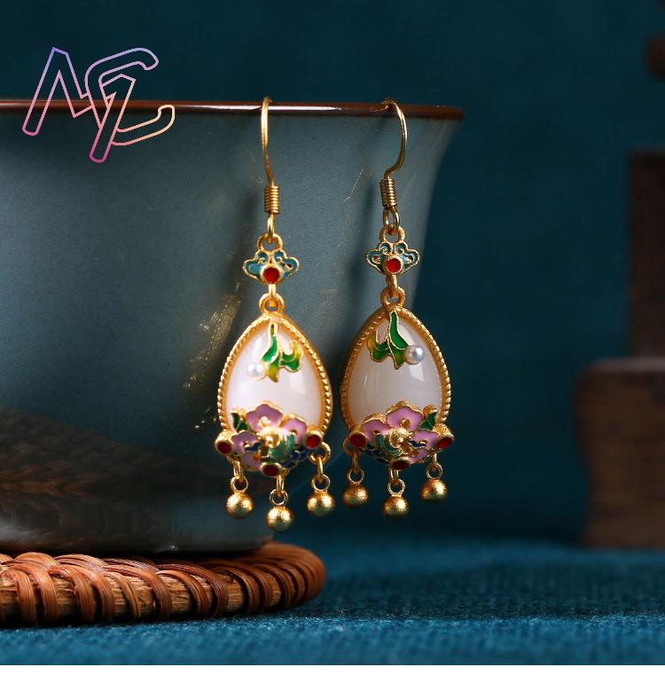 Boucles d'oreilles en jade nat - Women'S Vintage Accessories avis et prix
