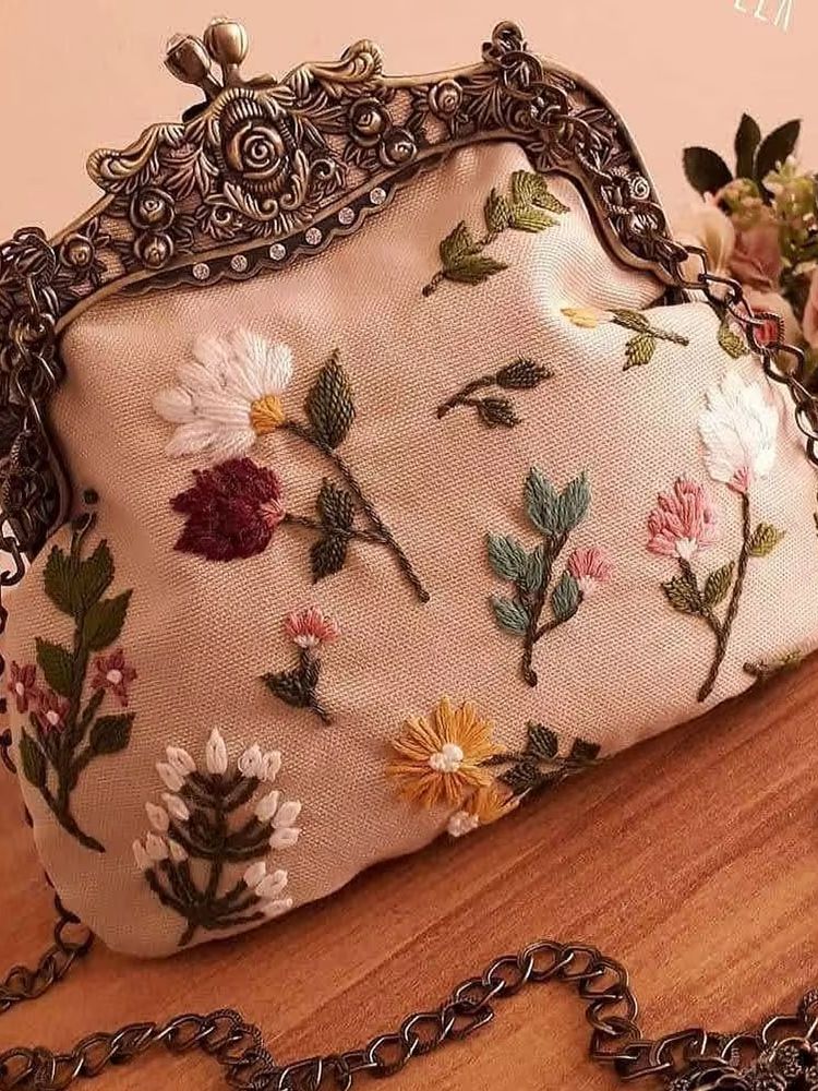 Pochette de soirée vintage à f - Women'S Accessories Purse avis et prix